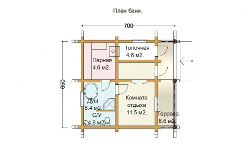 Проект бани