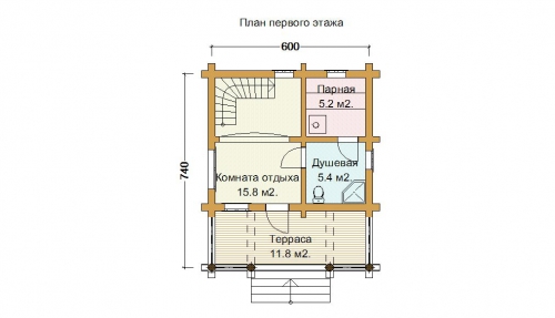 План первого этажа