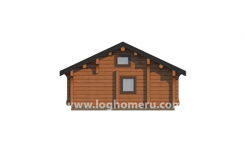 Проект дома из лафета