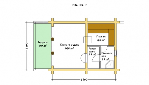 Проект бани