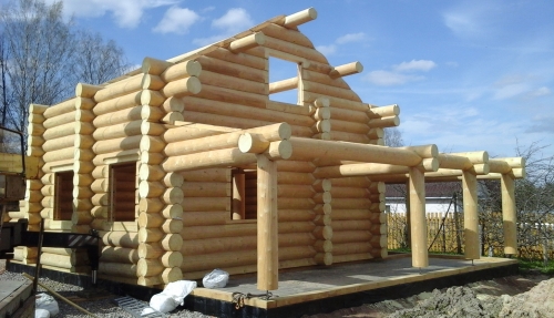 5 - Дом из круглого бревна 125 М²